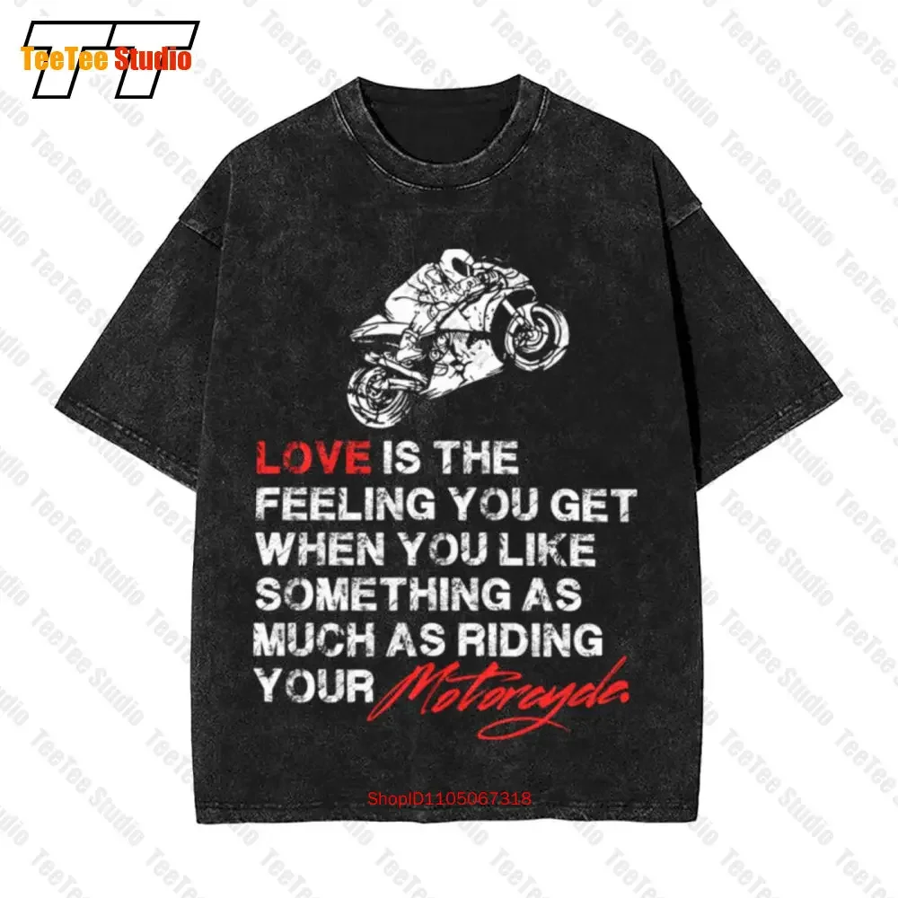 Sportbike Love Is The Feeling You Get When Like Something Vintage Oversized T-Shirt GRS1