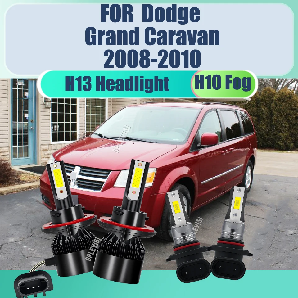 

12v 24v Car Auto Lamps Headlight H10 Fog Lights-Bring Brighter Beams for Darker Roads For Dodge Grand Caravan 2008 2009 2010