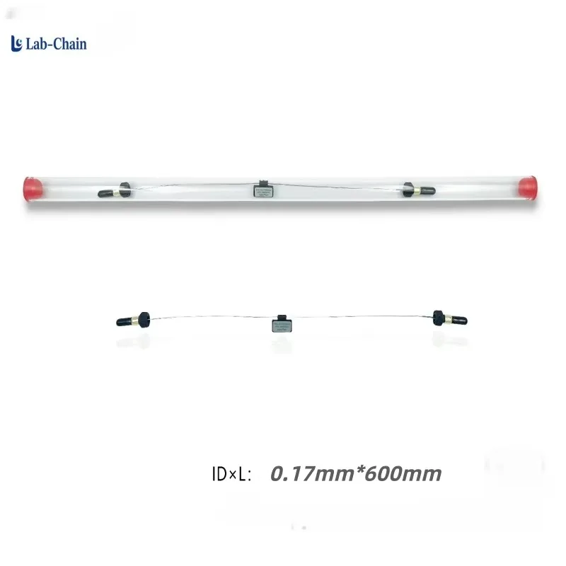 0.17*90mm Fingertight Fitting System Stainless Steel Capillaries Instrument Parts Accessories Replace AJ1-1661 Consumables