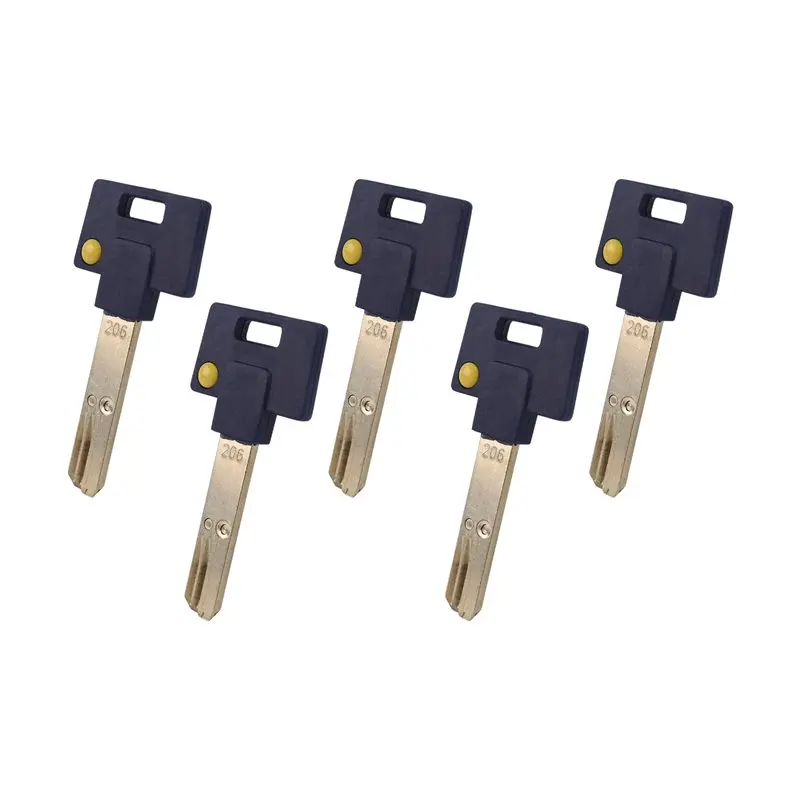 Universal Key Blank 5PC Customized For Mul-T-Lock 206 Residential Key Uncut-AB09