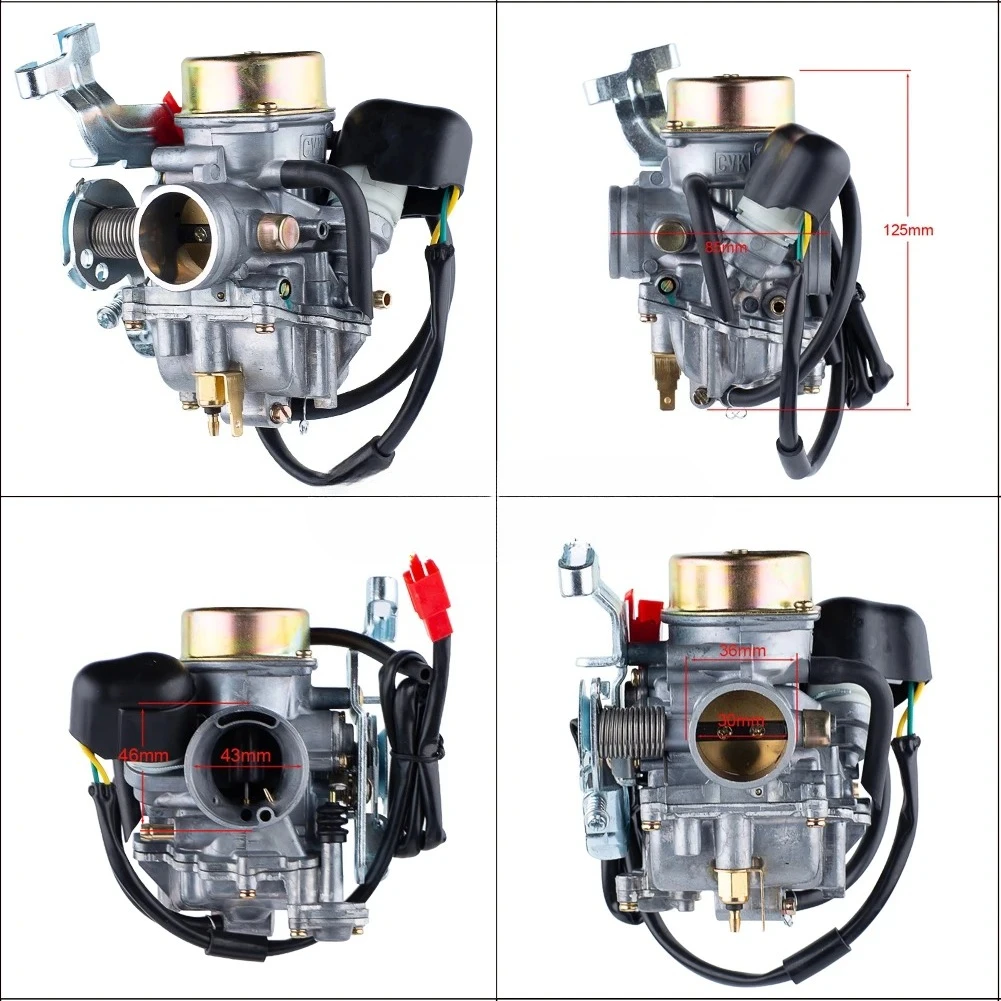 For CVK 30 30mm Carburetor For Keihin CVK30 Carb GY6 150cc 200cc 250cc 260cc 300cc Engine Motor ATV Quad Moped Scooter Motorcycl