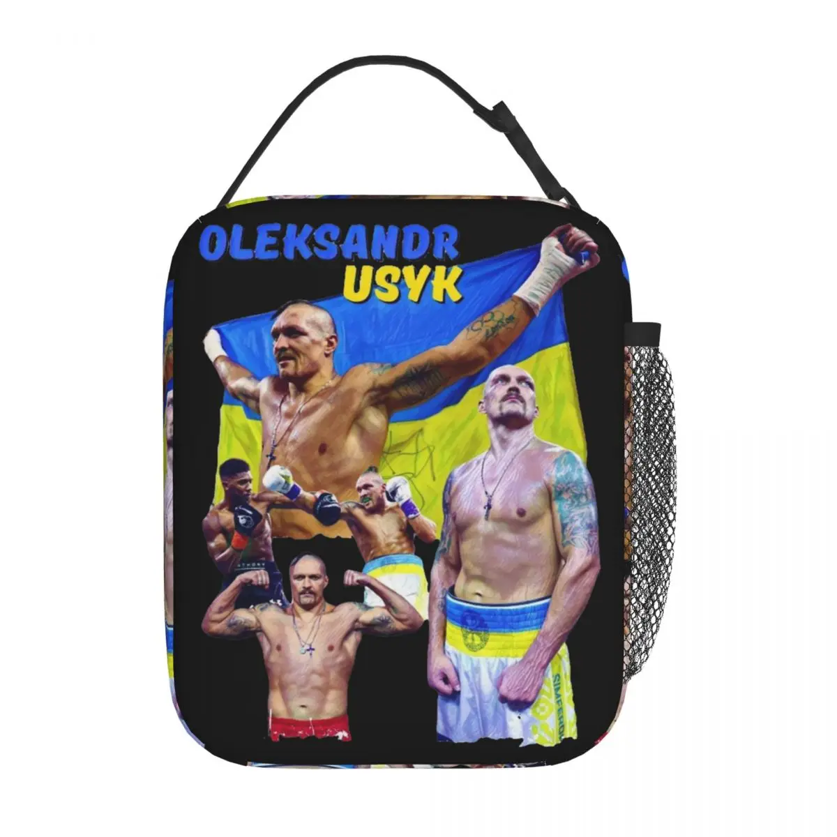 

Oleksandr Usyk Boxing Champion Thermal Insulated Lunch Bags for Travel Portable Bento Box Cooler Thermal Lunch Boxes