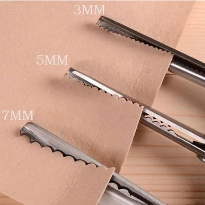 DIY Necessary Sewing Tools Tailor's Scissors 3/5/7mm Wave Lace Dressmaker's Shears Stainless Steel Hand Tools Scissors