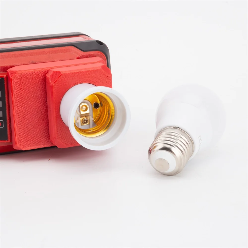 5W LED-werklamp E27-lamp voor Ozito voor Einhell 18V-serie lithiumbatterij Draagbare lichtlamp voor binnen en buiten (GEEN batterij)