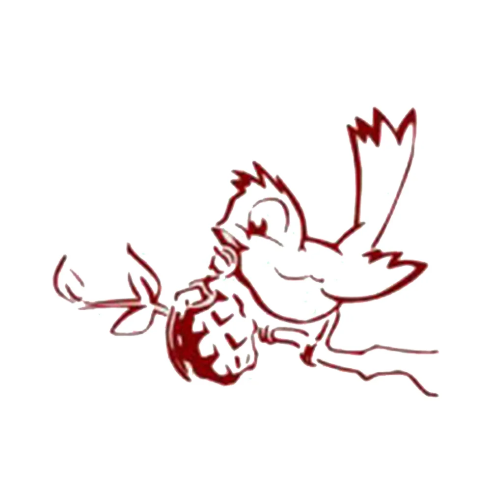 

Banksy 2 USE Graffiti ' Bird Grenade ' Art Wall Sticker Classic StreetArt Home Decor Car Decoration Stickers