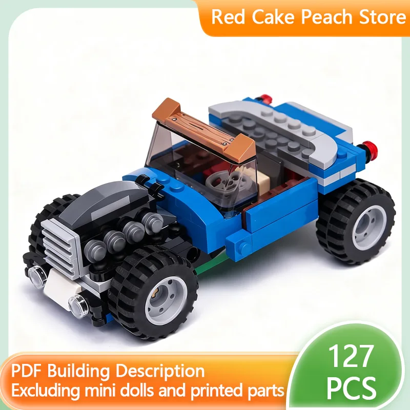 

Speed Racing Car Model MOC Building Bricks High-Speed Modified Vehicle Modular Technology Children Holiday Gifts Assemble Toys
