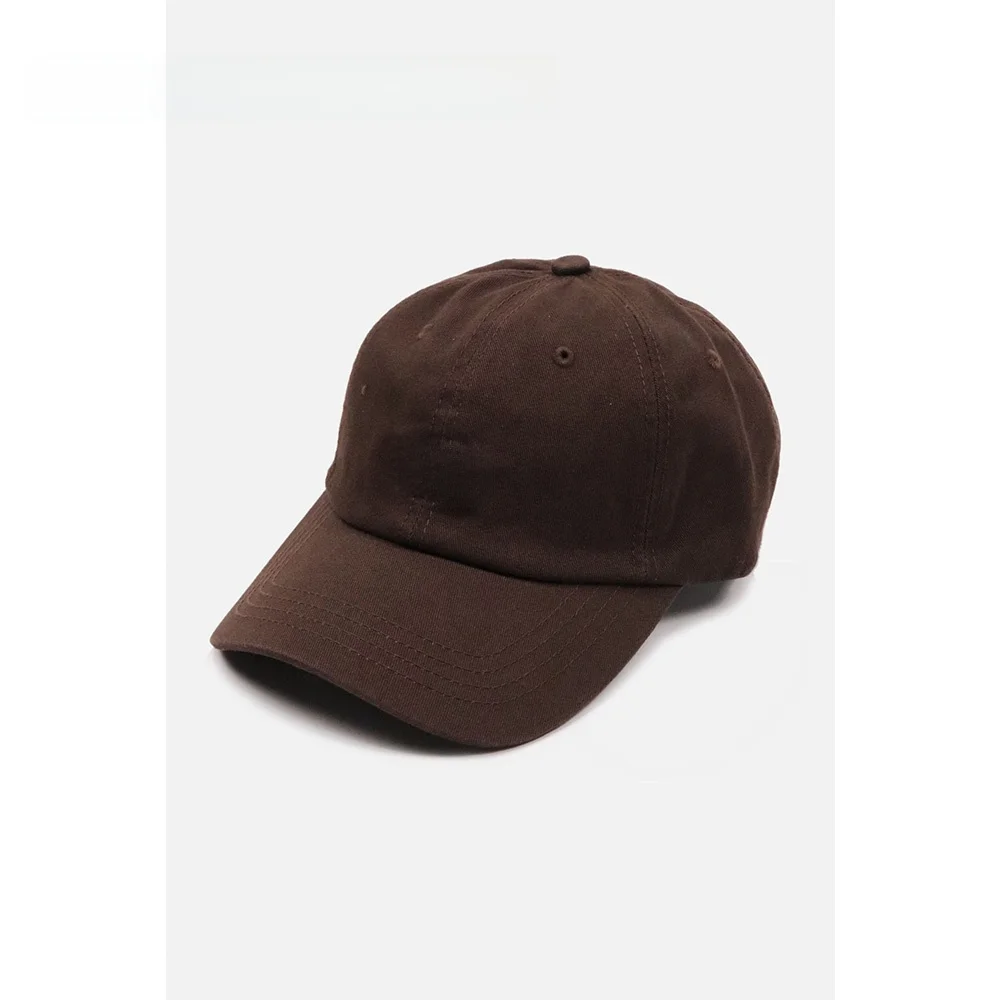 Café Brown Baseball Caps Versatile White Enhancing Retroins Small Crowd Duckbill Caps Unisex Street Style Cotton Caps for Tee...