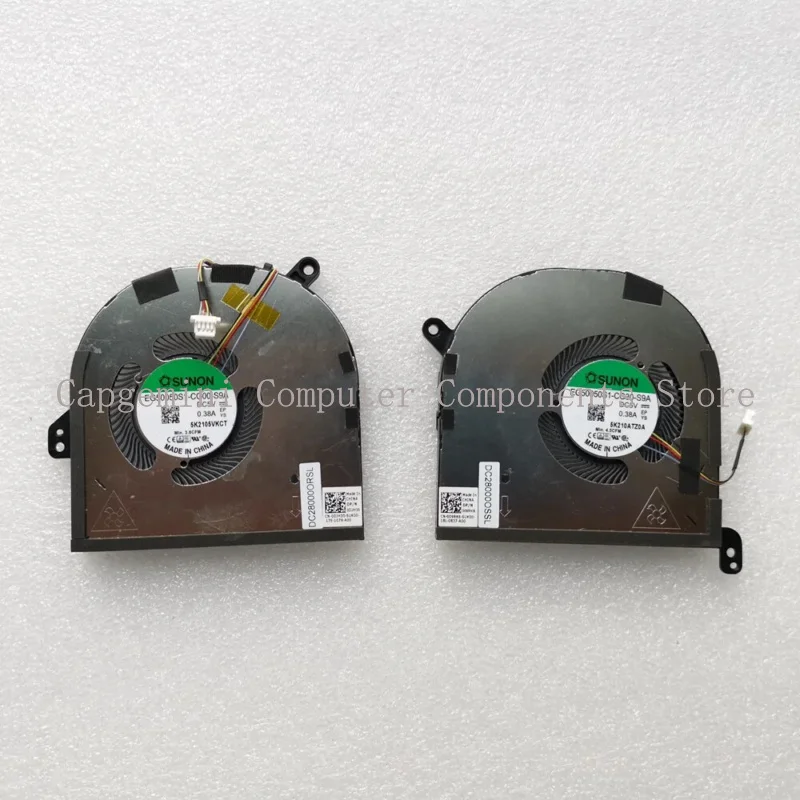 009RK6 For Dell XPS15 9500 Precision 5550 CPU/GPU Cooling Fan EG50050S1-CG30-S9A