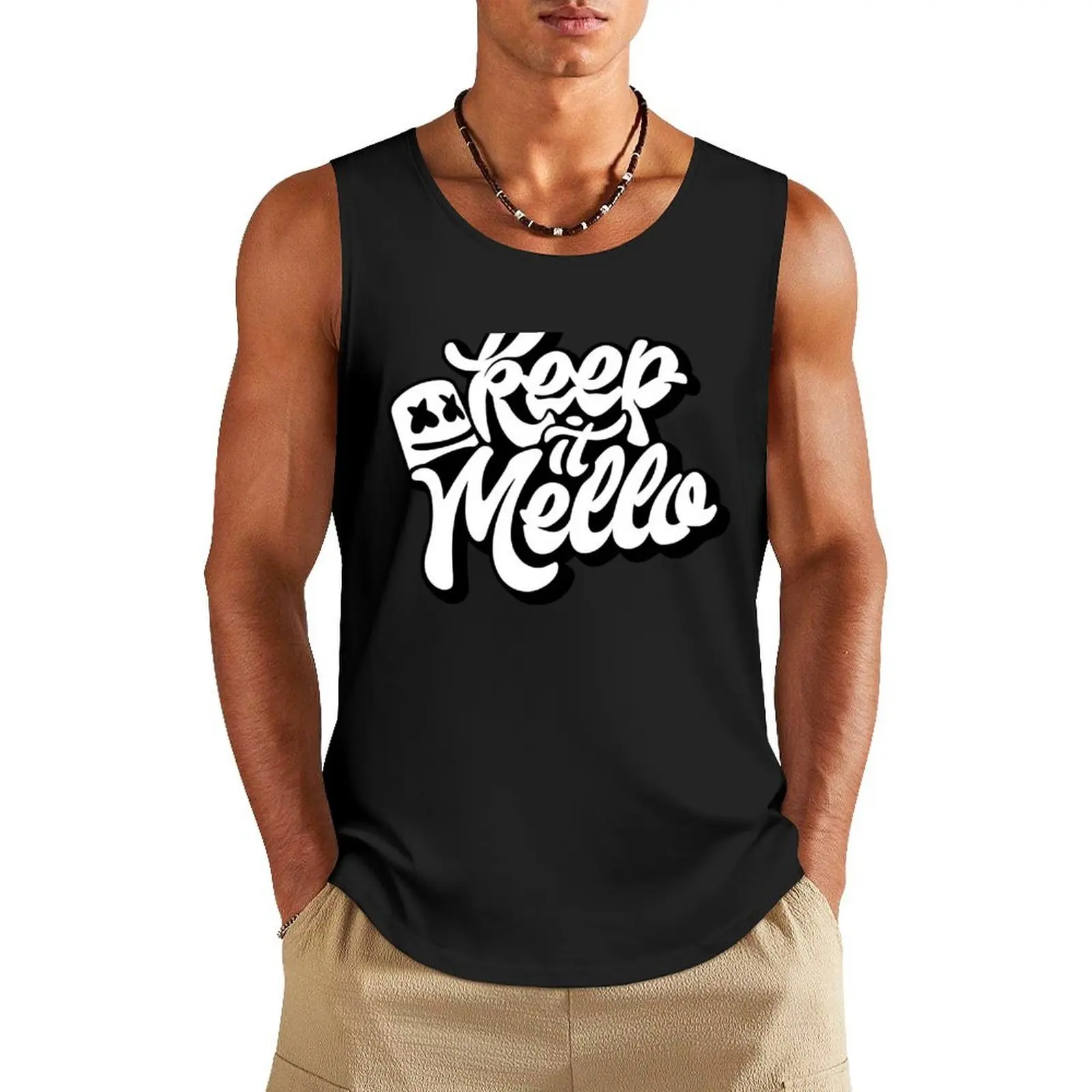 

Keep It Mello Tank Top Sports clothing quick-drying t-shirt Men's tops Gym clothes