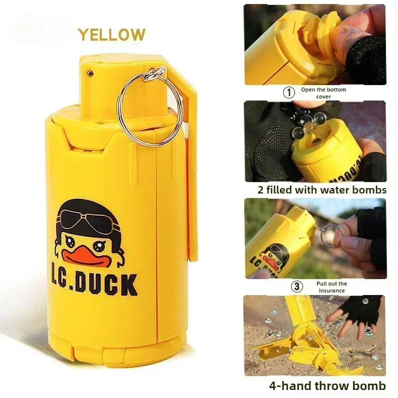 Granate a mano tattiche Giocattolo CSGO Perline d'acqua all'aperto Modello di granata softair Gioco di battaglia Proiettili d'acqua BB Doccia Rival Gioco di ruolo