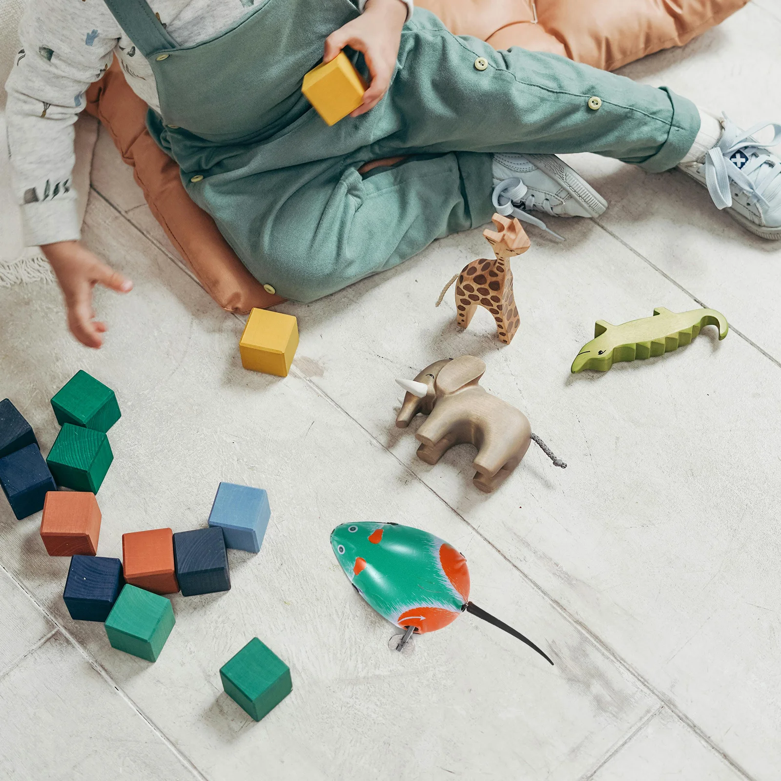 4 قطعة ماوس يختتم للأطفال على شكل عقارب الساعة المشي تطوير المهارات الحركية تعزز التفاعل بين الوالدين والطفل لا يتطلب الرياح #4