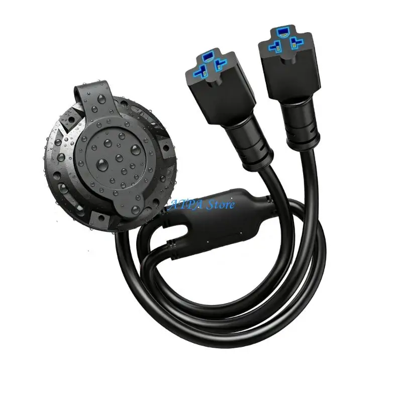 

U13C 5 in 1 20A 125V AC Port Plug Power Adapter Plug Socket for Campers Vehicles