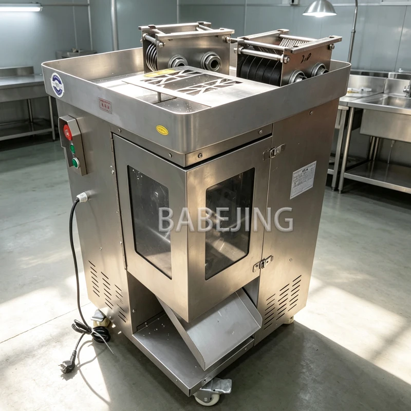 Fresh Meat Cutting Machine, Commercial Electric Vegetable, Chicken, Beef Shredder, One-Time Molding