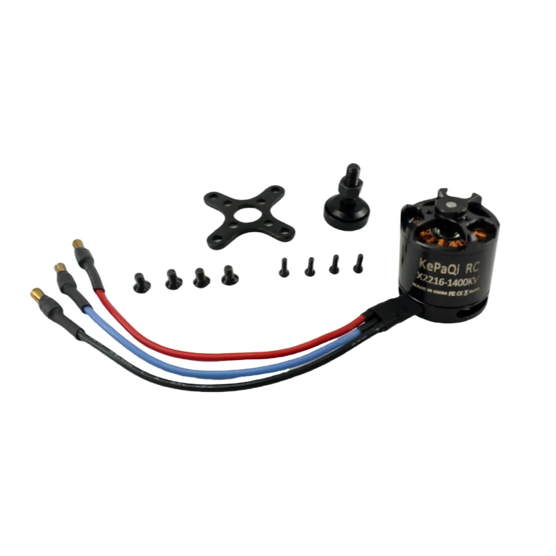 KePaQi X2216 Motore brushless di alta qualità per aeroplani modello RC 1400KV 2400KV Applicazioni di aeroplani 3D