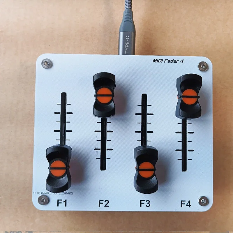 Music Host Software Controller 4-channel MIDI Push Rod 42mm Stroke Slider Custom CC Information USB Interface