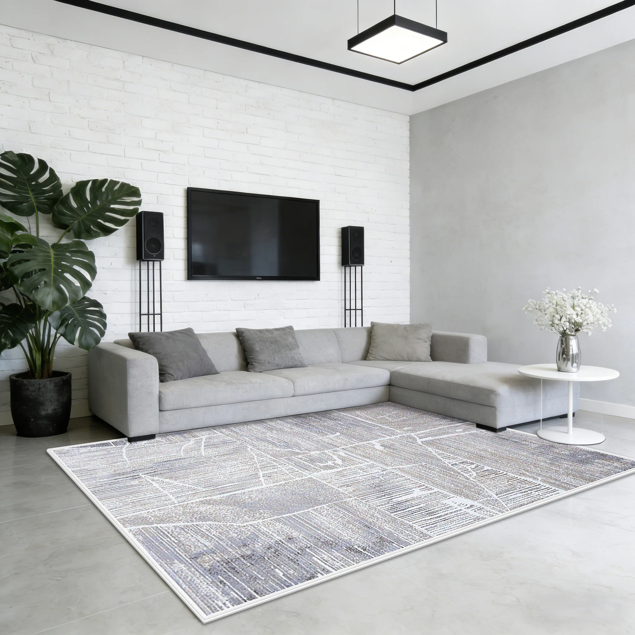 

Modern Minimalism Decoration Living Room Carpet Study Room Non-slip Washable Tables Chair Mat Bedroom Bedside Fluffy Plush Rug