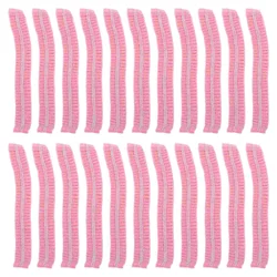 100 Pcs Premium Non Woven Dust Proof Cap Disposable Unisex Breathable Shower Caps Beauty Salon Hat Creative Bathing Head Cover