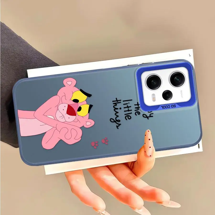 Чехол для Xiaomi Redmi Note 11s 10s 12 13 14 Pro Plus 10 11 Pro Soft Shell P-Pink PantherS Cool Cute