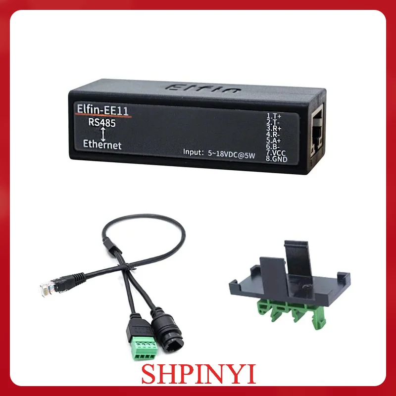 Serial Port RS485 To Ethernet Device Server IOT Data Converter Support Elfin-EE11 EE11A TCP/IP Telnet Modbus TCP Protocol