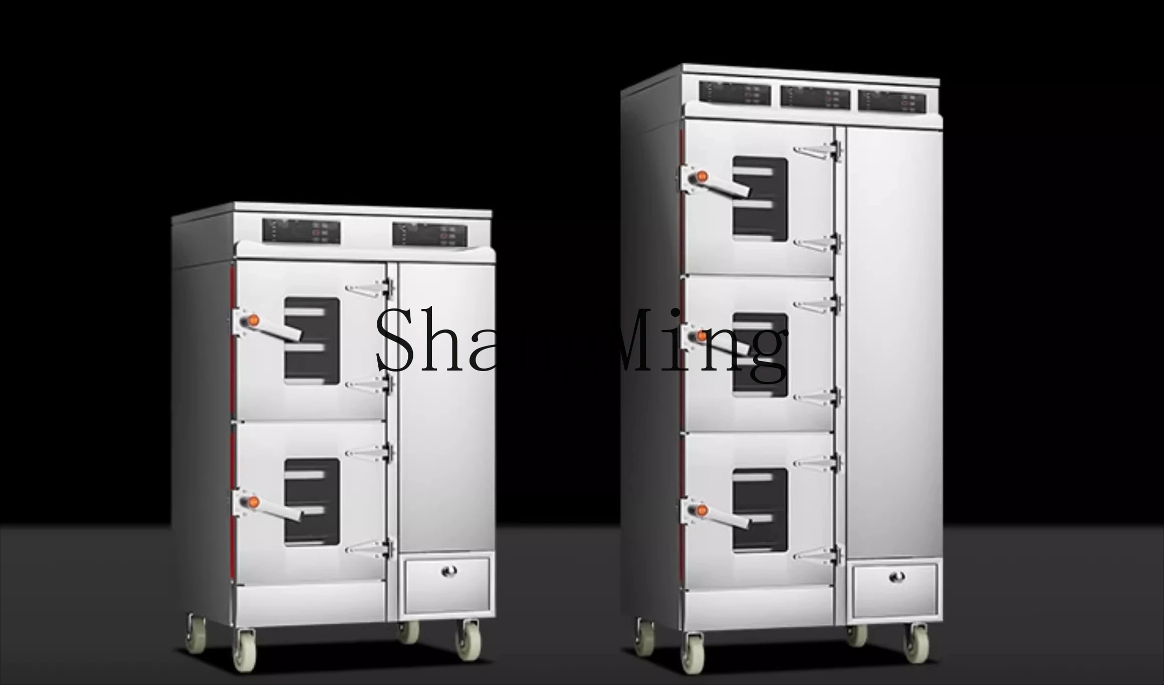 ZYY-vaporizador comercial de tres puertas para mariscos, cantina, calefacción eléctrica, vaporizador inteligente pequeño