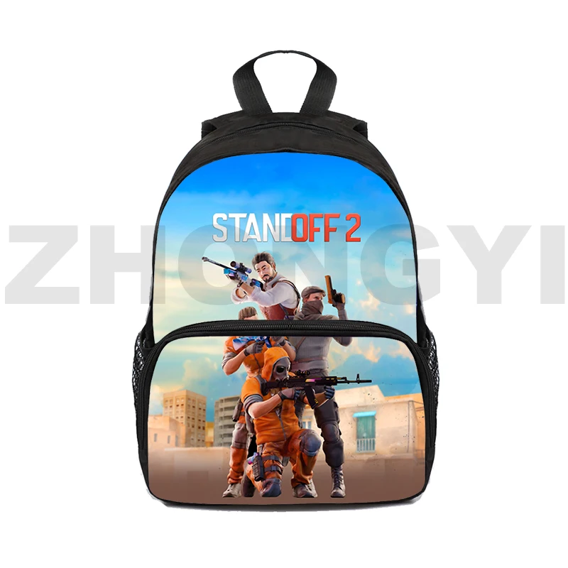 Classic Game Standoff 2 Print Backpacks 16 Inch Anime School Backpack for Primary Students Mini Women Travel Bag Kids Bookbag