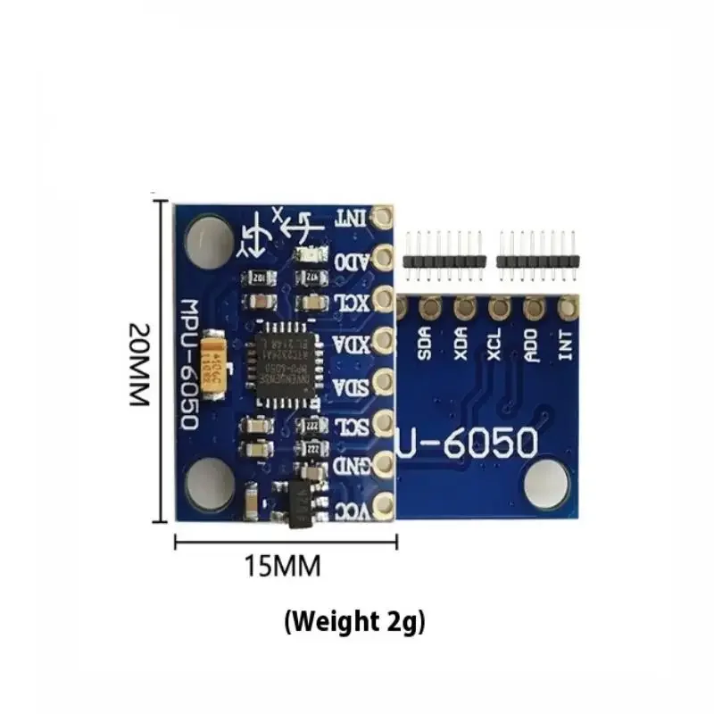 1Set GY-521 MPU-6050 MPU6050 3 Axis Analog Gyroscope Sensors + Accelerometer Module For ATmega328P With Pins 3-5V DC Moudle