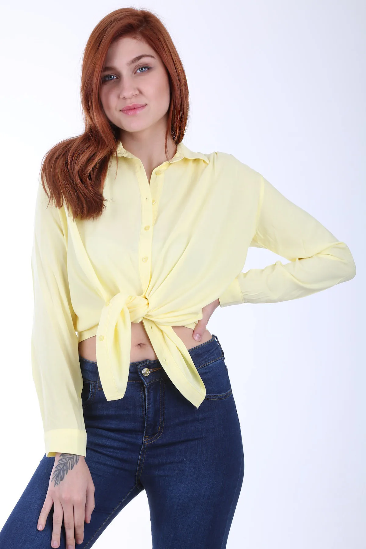 CEPSİZ STRAIGHT SHIRT 2021 Spring autumn women's shirt blouse street shirt new simple office lady long sleeve blouse