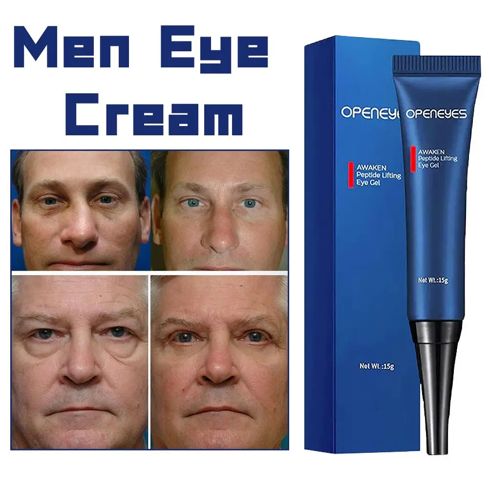 1/3/5 Stuks Openeyes Ontwaken Peptide Lifting Eye Gel Mannen Oogcrème Hydraterende Onder Oogcrème Voor Donkere Cirkel Wallen Fijne Lijntjes