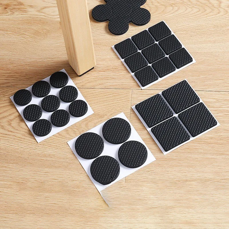 Self Adhesive Furniture Leg Feet Protector Pad Chair Leg Pad Anti-Skid Scratch DIY Resistant Furniture Feet Floor Protector Pads