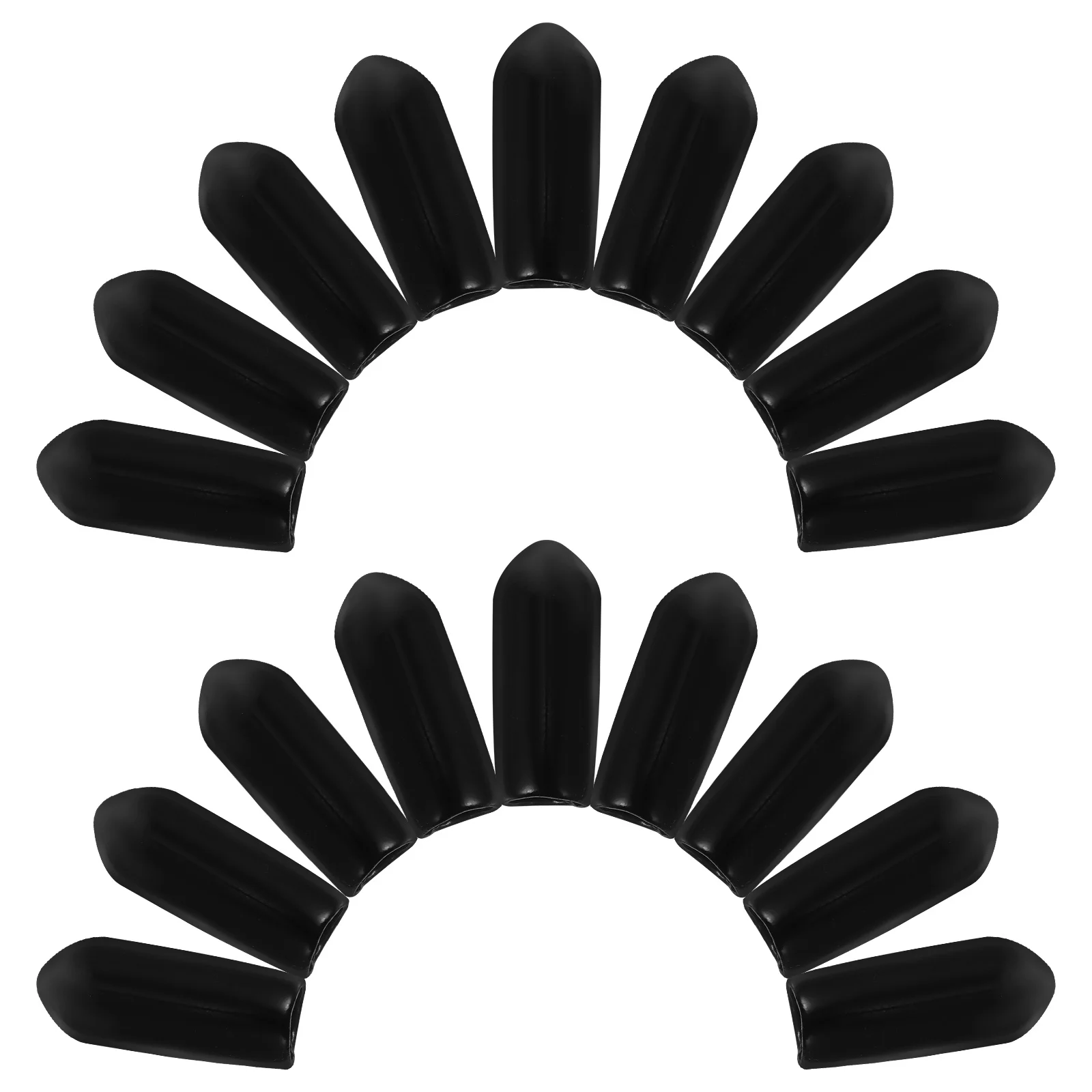 

100Pcs Headband Rubber Ends Replacement Caps for Hair Clasp DIY Accessories Long-Lasting Wear Resistant Tight Secure Fit No Slip