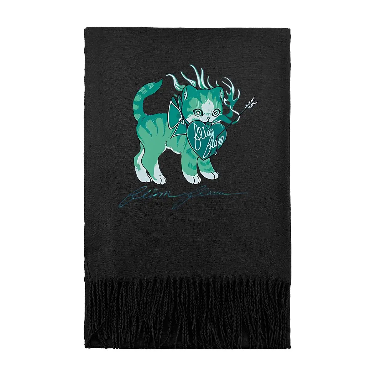 

Длинный шарф с текстурой премиум-класса Flam Smitten Kitten, теплый унисекс