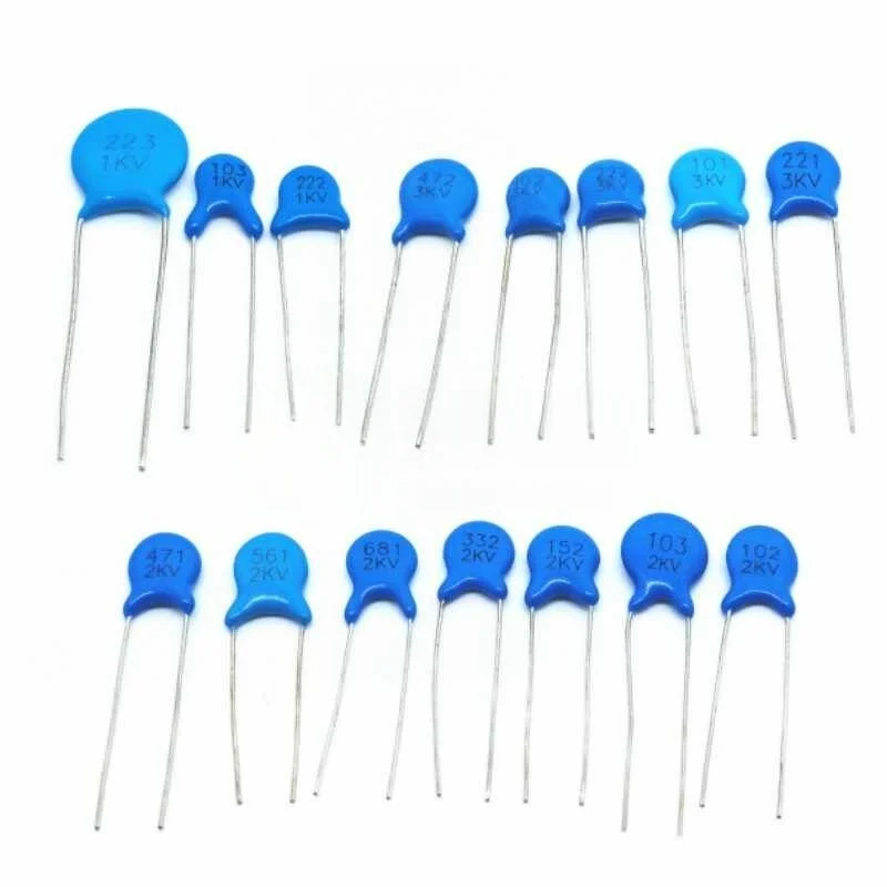 10/100/1000PCS Hundred new original high-voltage capacitance 6 kv / 103/221/222/331/332/471/472/681 101/102 ceramics capacitors