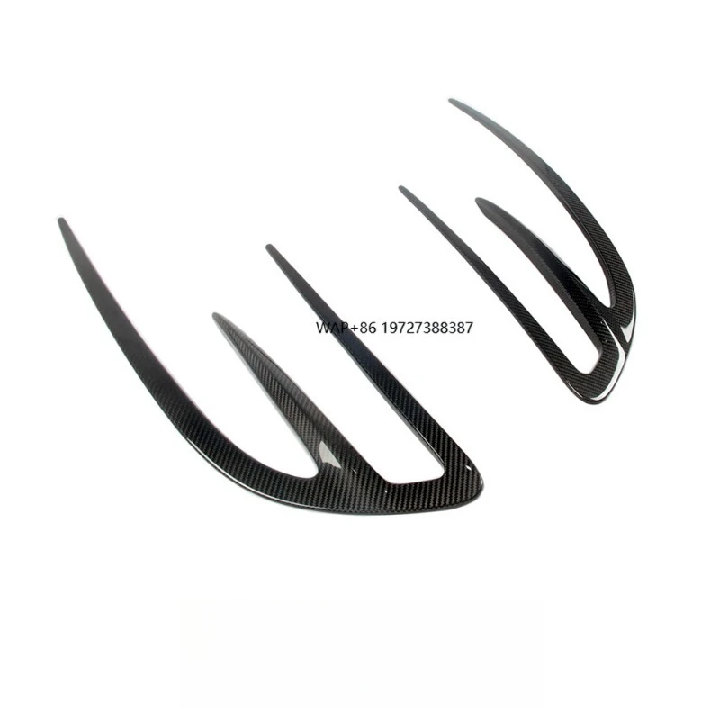 Hood Vents Trim for MC20 Aria Style Dry Carbon Fiber