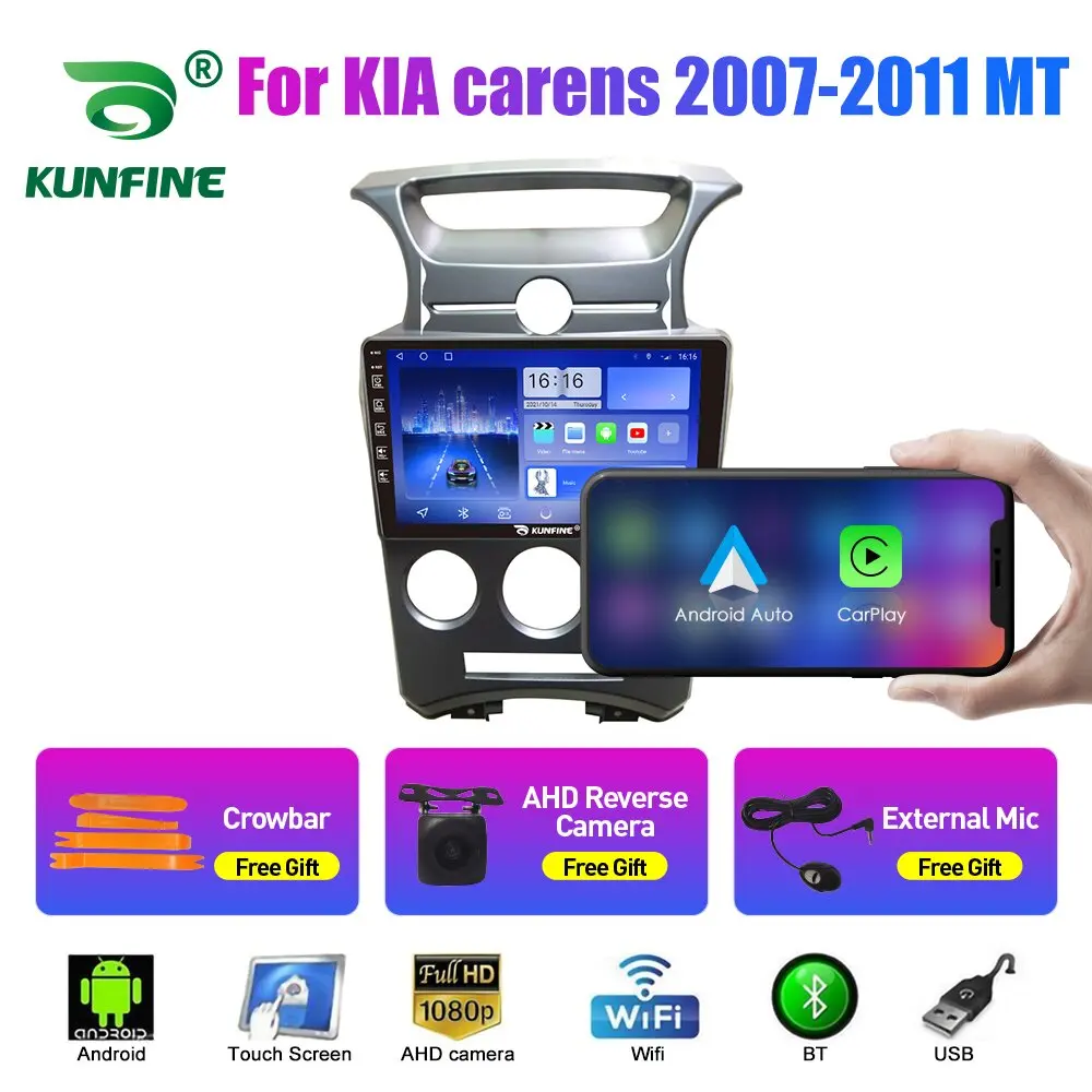 10.33 Inch Car Radio For KIA carens 2007-2011 MT 2Din Android Octa Core Car Stereo DVD GPS Navigation Player QLED Screen Carplay