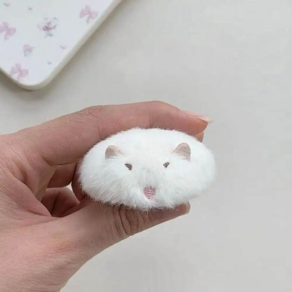 Hamster Keychain Hamster Shape Soft Furry Texture Animal Keychain Handbag Accessories Backpack Decoration Hamster Bag Charm