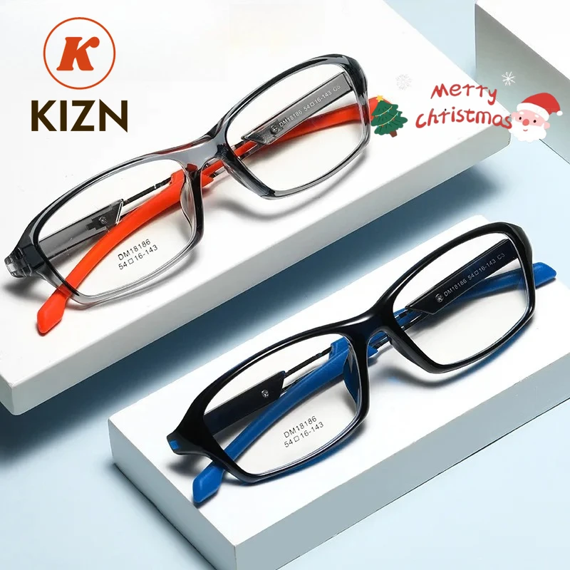 KIZN 54-16-143 スポーツメガネフレーム女性 TR90 屋外サイクリングゴーグル男性ファッショントレンド光学眼鏡運転スクエアフレーム