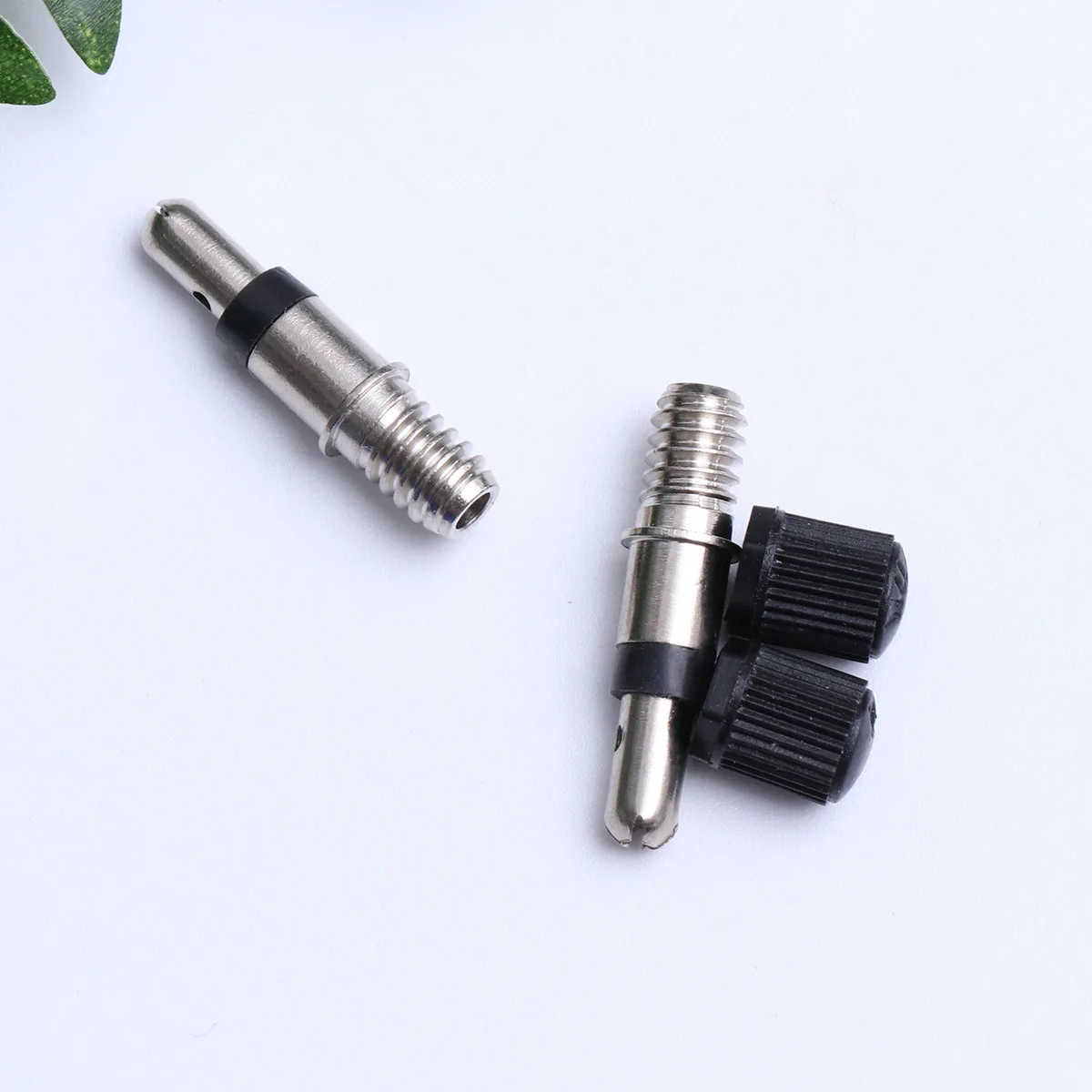

8pcs German Style Core Removable Tubeless Metal Tire Plunger Tool For Motorcycle Bicycle Easy Install Black