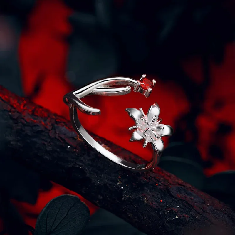 [أرض المحاربين] دوولو كونتيننت أنيمي مزيج زوجين حلقة القرط 925 فضة دو لوه دا لو عمل الشكل