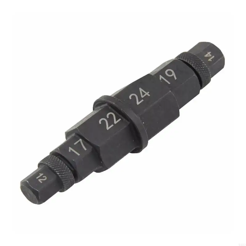 

B46D Carbon Steel Allen Spindle Socket Tool 6 Sizes in 1 for Sport Motorbike