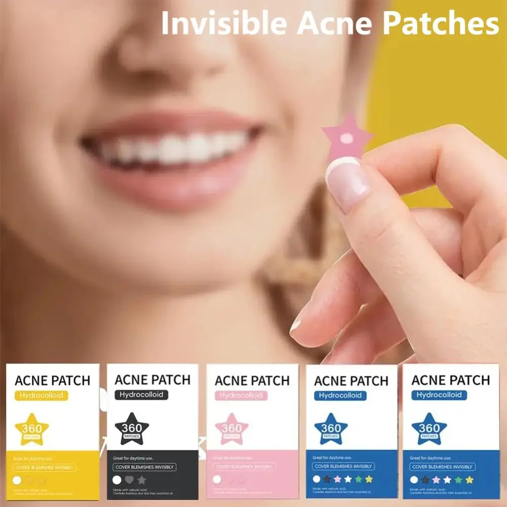 360 pçs manchas marcas reparação invisível espinha remoção remendos invisível cuidados faciais corretivo remendo em forma de coração