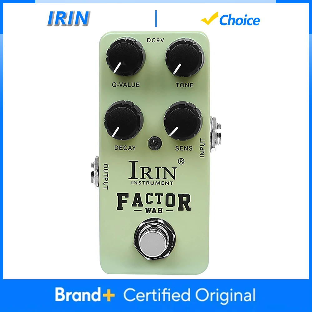 

IRIN Factor Wah Guitar Effect Pedal Classic Wow Mini Pedal Full Metal Shell Guitar Wah Pedal Electric Guitar Parts & Accessories