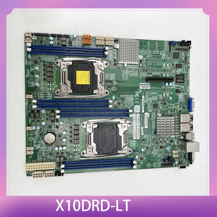 For Supermicro Server Motherboard E5-2600 V4/V3 Family Processor DDR4 LGA2011 X10DRD-LT