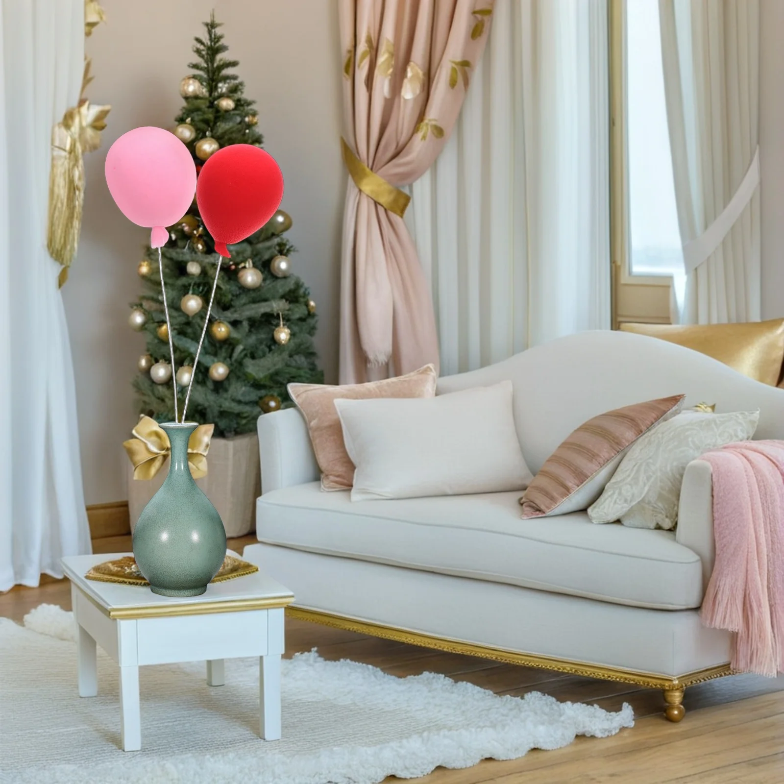 

16Pcs Miniature Balloon Picks Dollhouse Party Decorations Colorful Round Accessories Birthday Wedding Cake Balloons Cake Picks