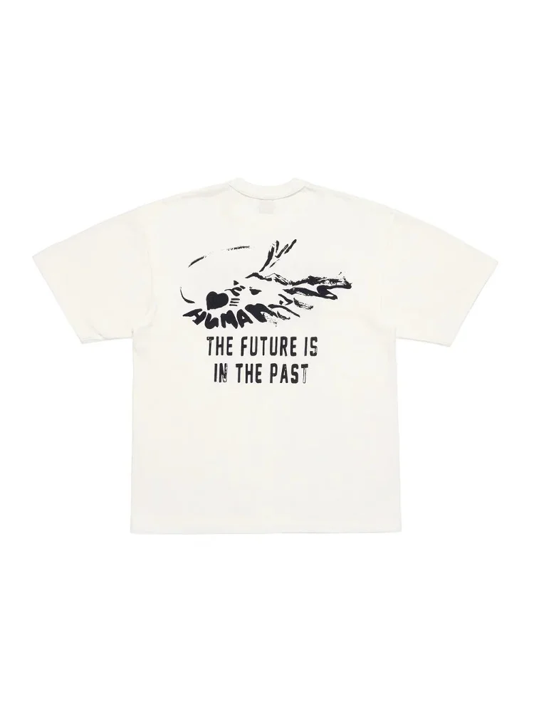 Human Made Animal Print Slub Cotton T-Shirt, Casual Tee for Men Women