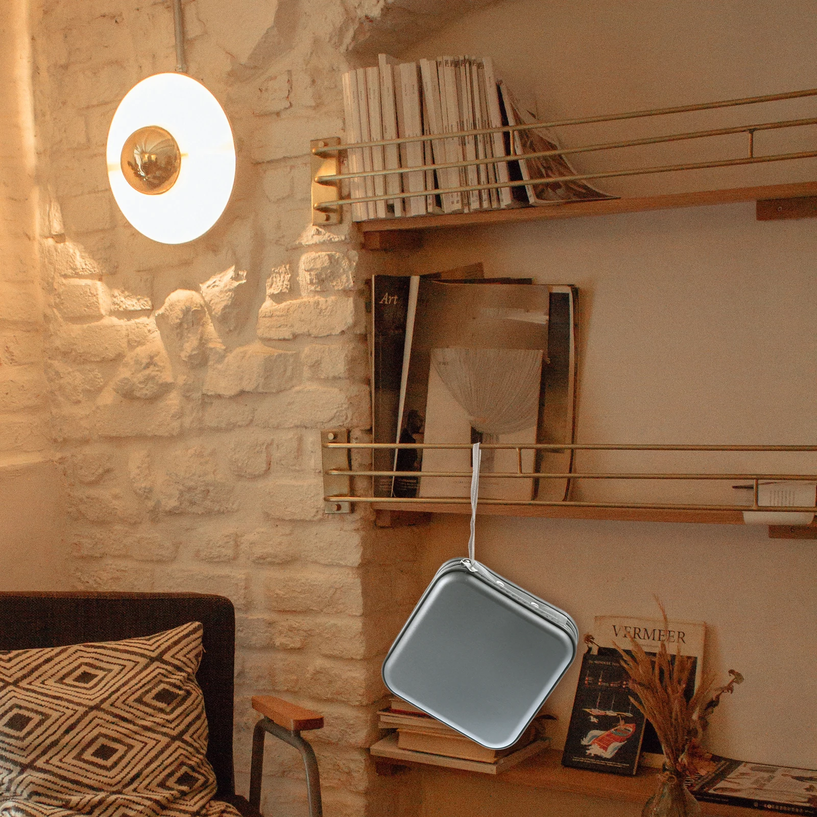 

1pc Cd Case Large Disc Storage Case Capacity Disc Organizer Portable Dvd Pouch For Home Car Scratch Resistant