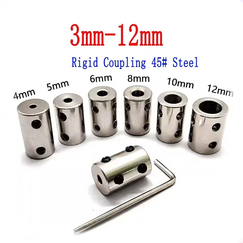 

1Pc Rigid Motor Coupling (3-12mm, 6.35mm incl.) | Var. Diameter | DIY Models