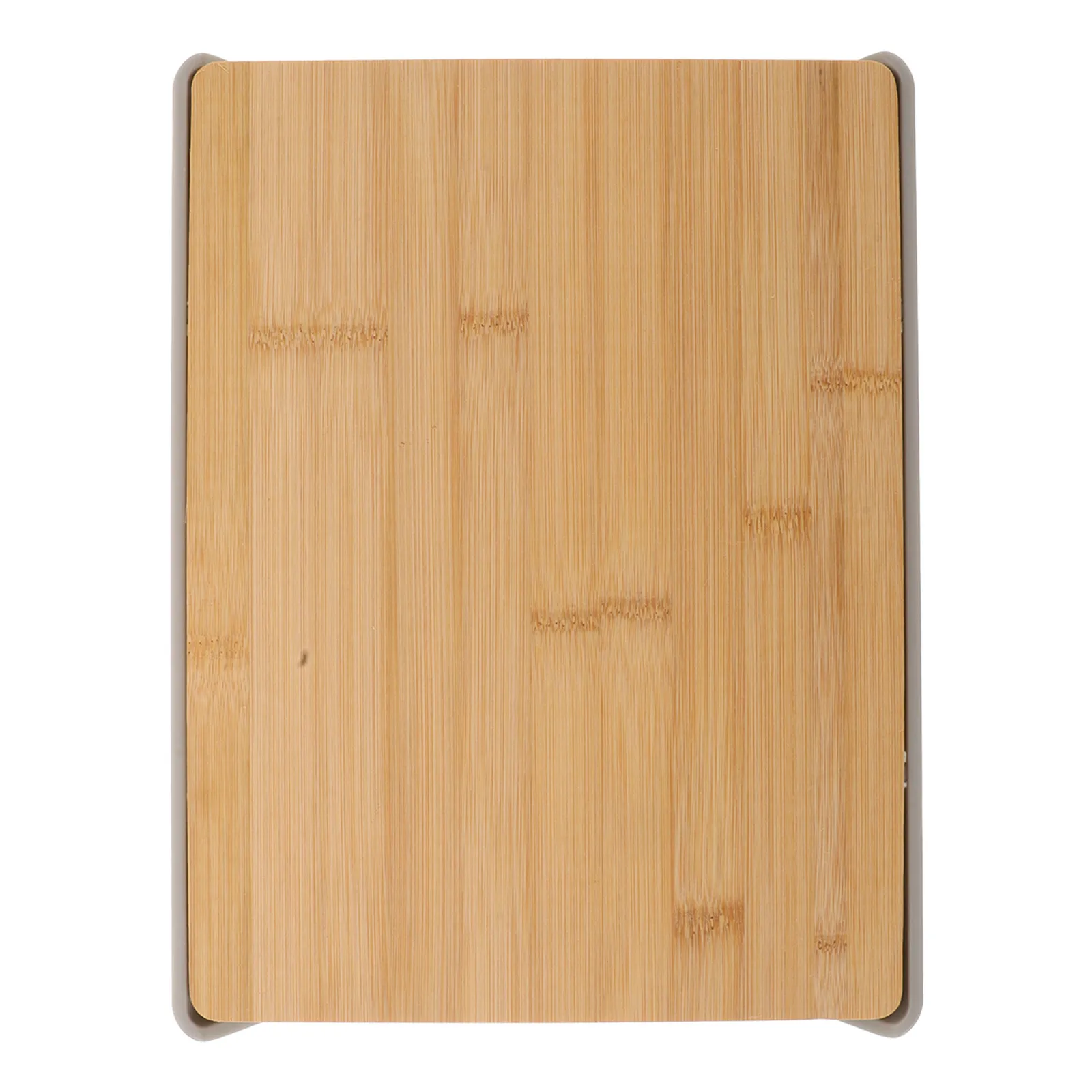 Cutting Board with Slide-Out Storage Tray for Kitchen Food Prep Chopping Serving Organizing Smooth Surface Sturdy