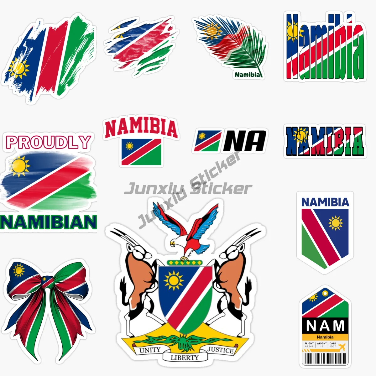 

NAMIBIA флаг карты креативный ПВХ контур флаг наклейка для автомобиля внедорожник грузовик пикап кемпер зеркало заднего вида наклейка аксессуары