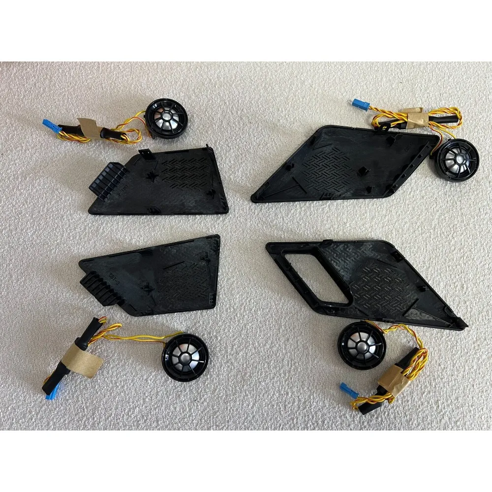 8 Pcs High Quality Car Door Tweeter Cover For BMW X1 U11 2020-2026 Front Rear Door Speaker Trim Hifi System Upgrade Set