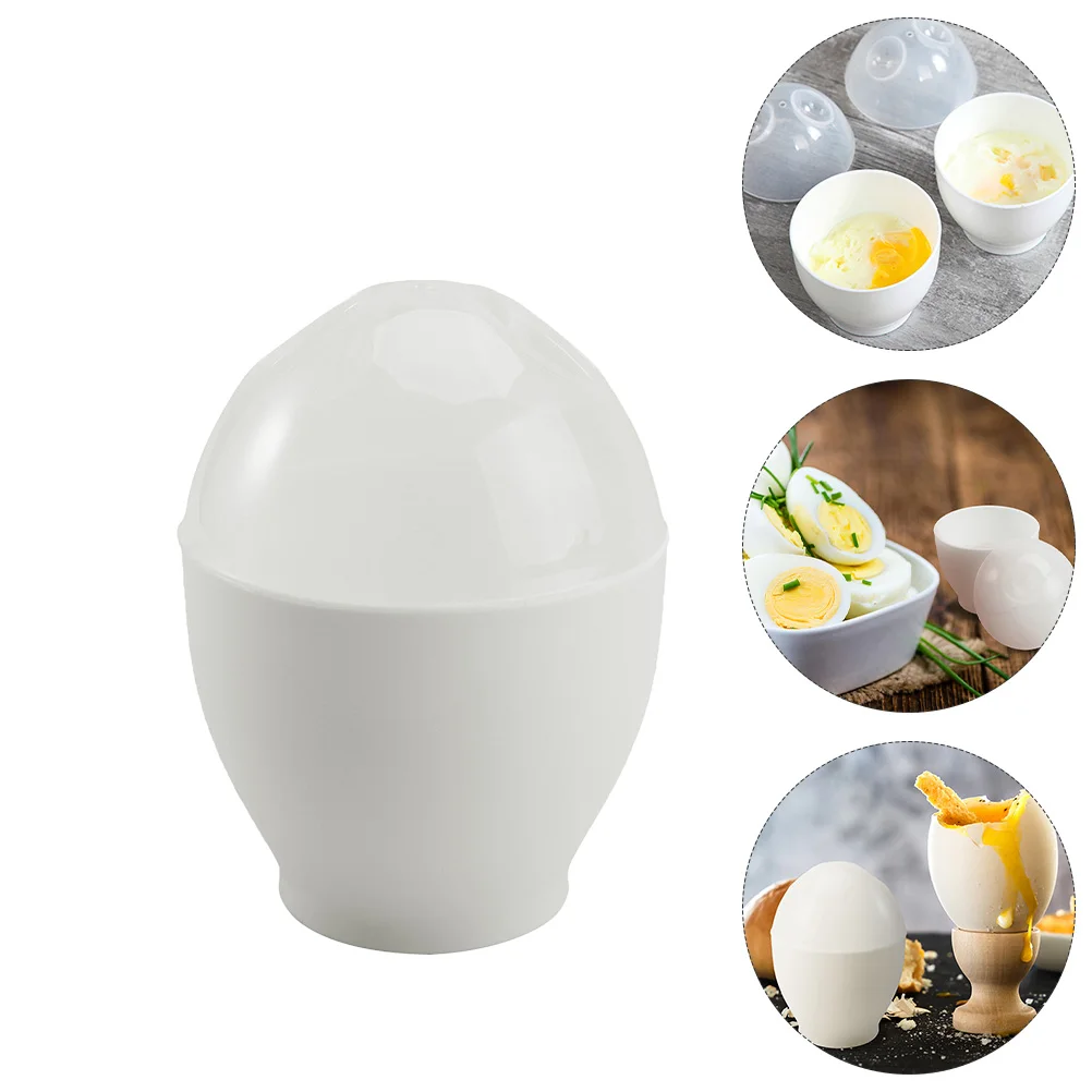 

Steamed Egg Cup Microwave Oven Egg Cups Boiler Cooker Eggs Maker Steamer Kitchen Gadgets Food Grade PP Safe Cooking Lightweight